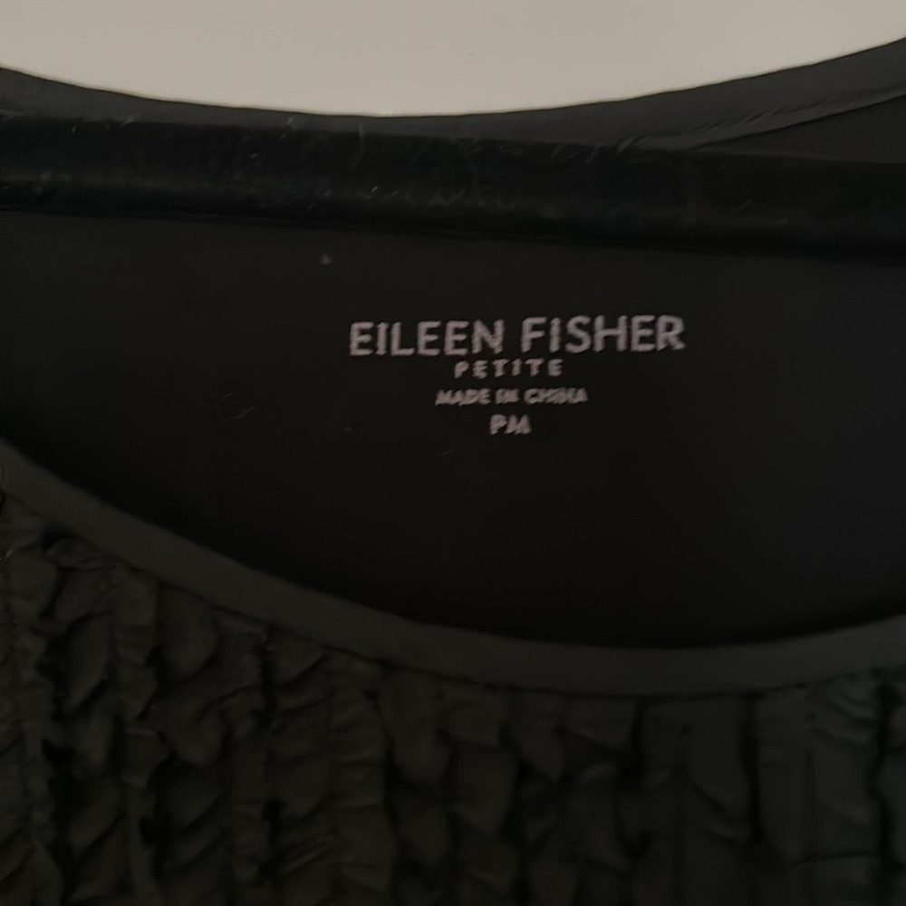Eileen Fisher MP Black Dress - Picture 2 of 4
